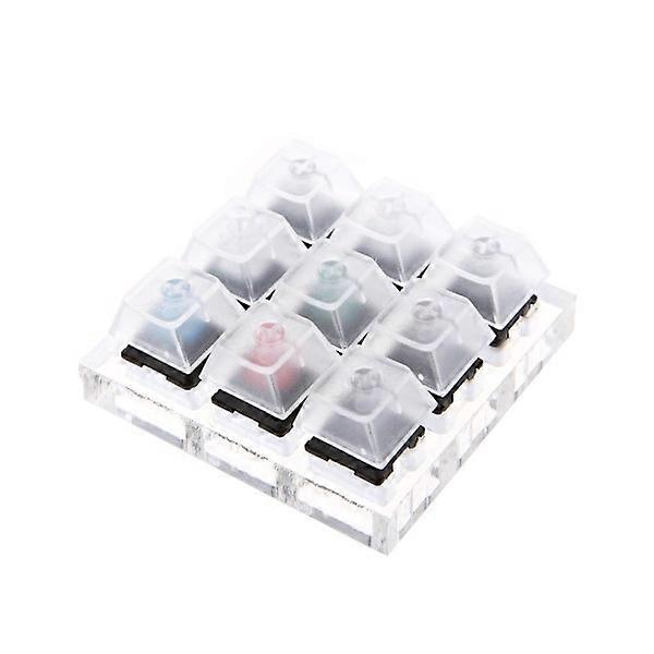 Keyboard Switch Tester Clear Keycaps 9 Switch Test Tool for Cherry MX Mechanical for Key Switches Test Kit