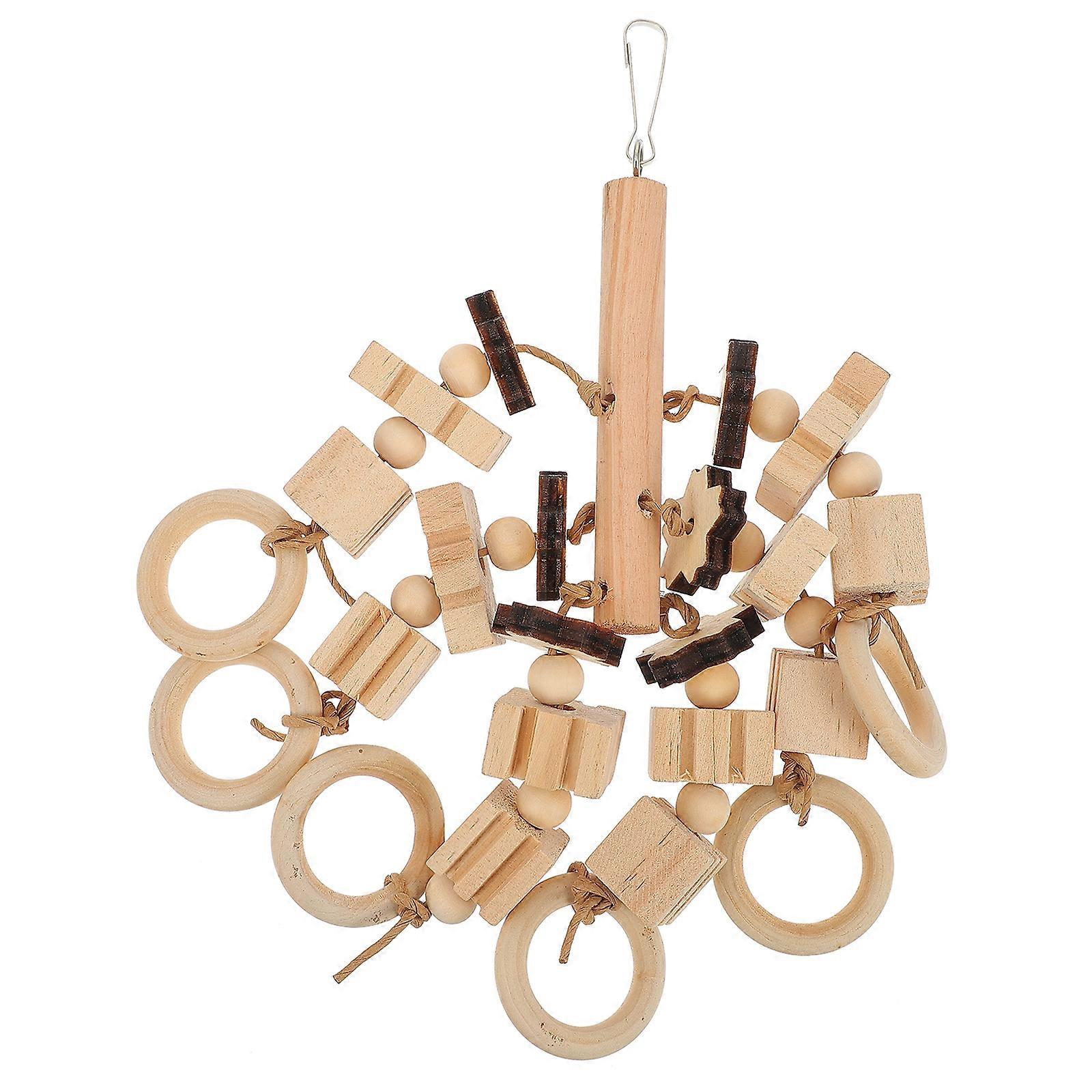 Hanging Bird Toy Designed for Parrots to Chew and Enjoy Daily