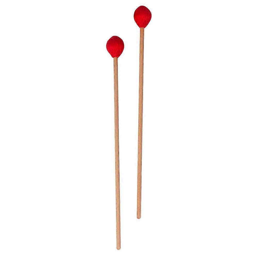 Marimba Hammers Set Xylophone Sticks Nylon Core Smooth Surface 16.5×1.4×1.4in 2Pack