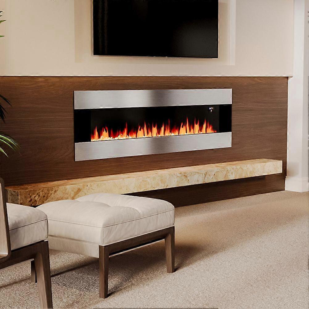 60 INCH Wall Mounted Electric Fireplace Multi-color Flames