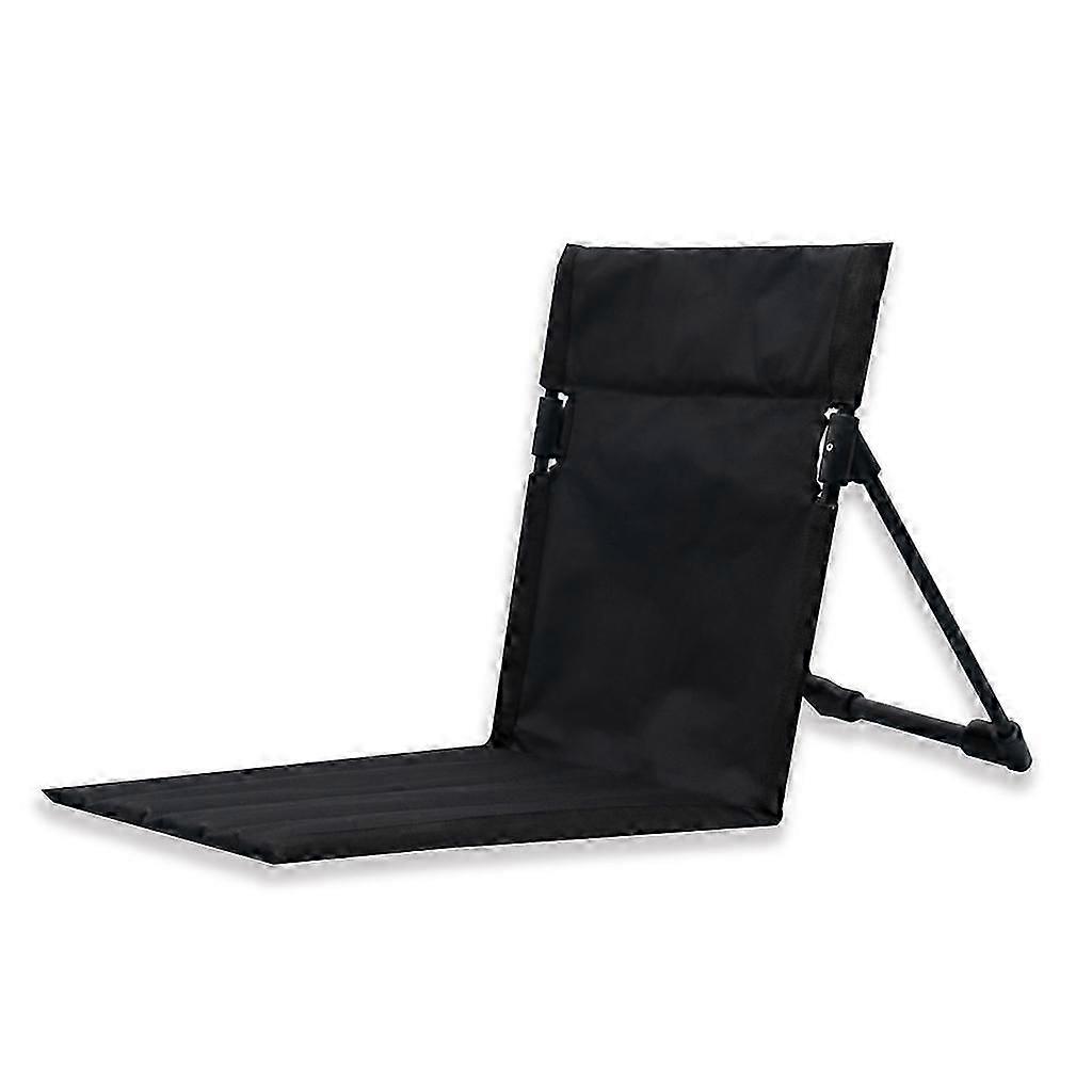 Lightweight Padded Folding Lazy Chairs with Backrest Stadium Seat for Outdoors