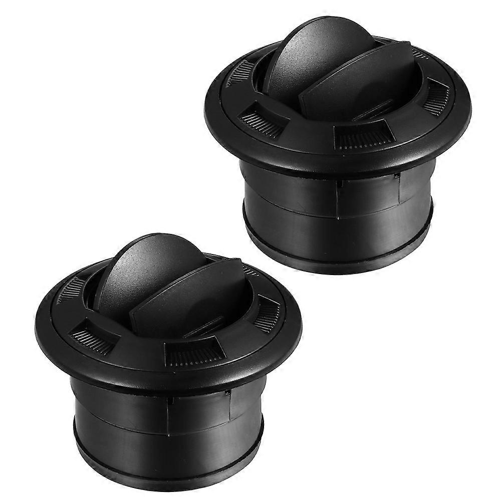 2pcs Round AC Vent Deflector for RV Outlet   Easy Clean, Comfortable Airflow, Replacement for Damaged Vents