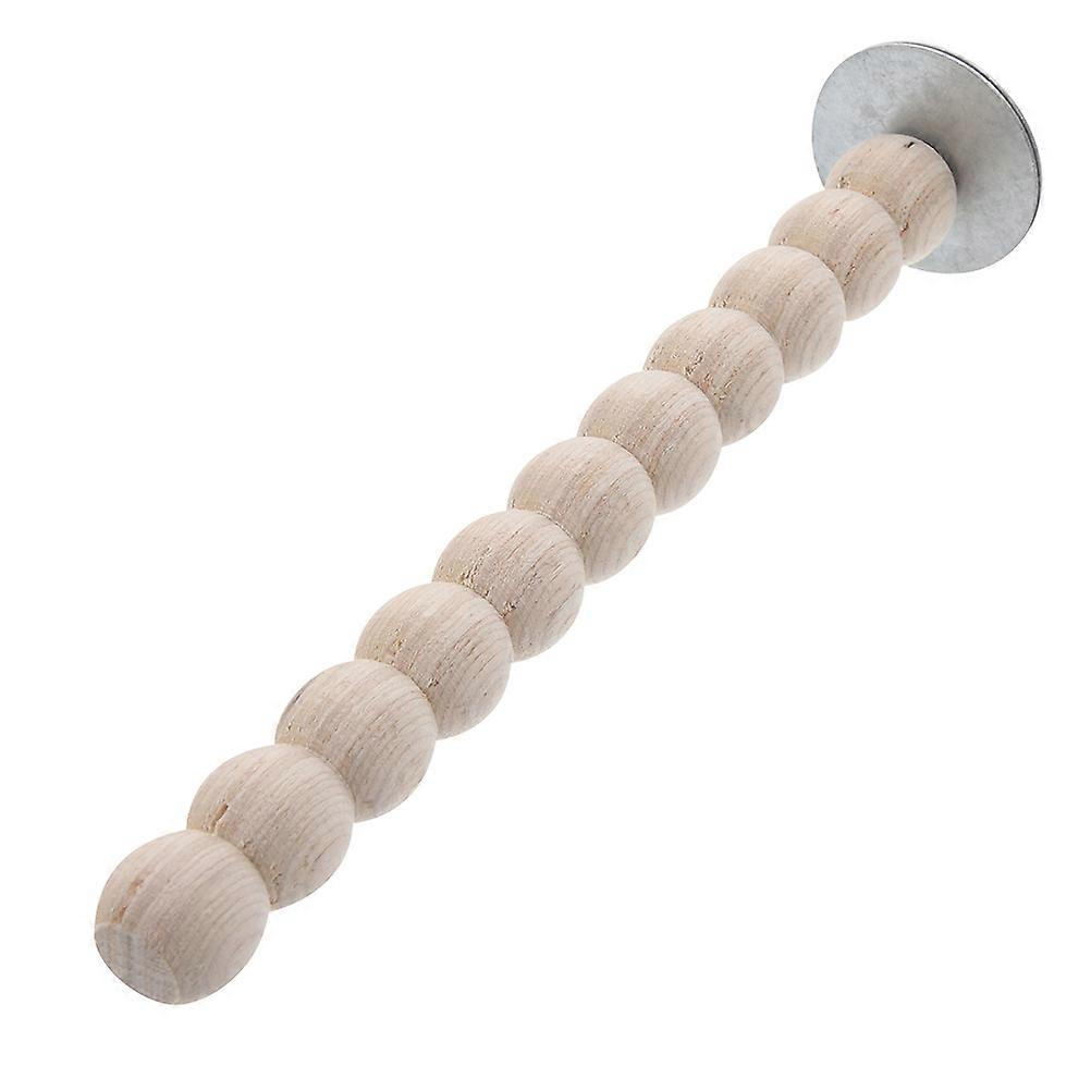 Durable Wooden Bird Perch for Parrot Standing Light Yellow Built to Last for Small Birds 7 Inches