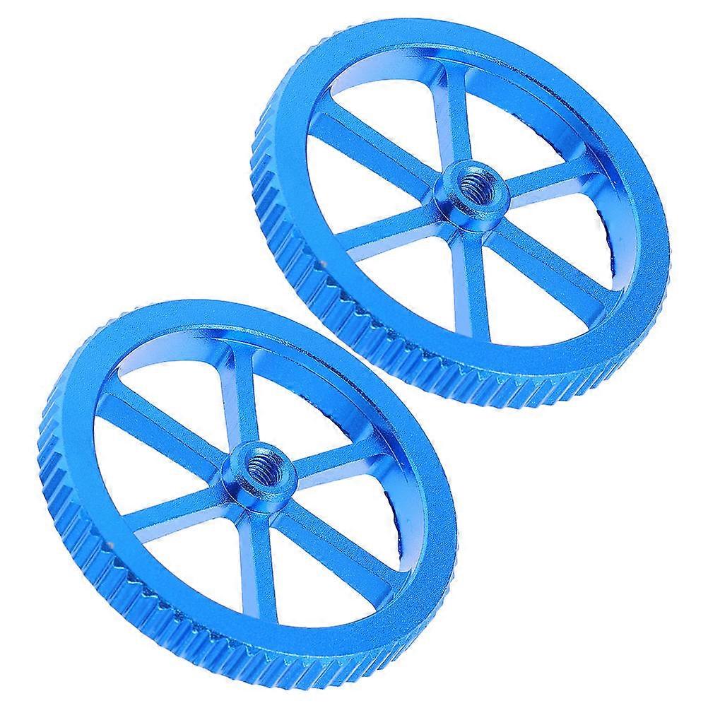 2Pcs Leveling Nut For Printer Hand Twists Nut Assembly 3D Printer Supplies Aluminum Square Stabilizing Heated Bed