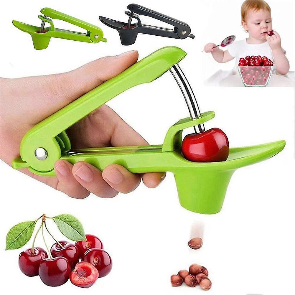 Easy One Hand Cherry Pitter, Cherry Pitter Tool, Portable Cherry Pitter, Multi-Function Cherries Seeder Remover