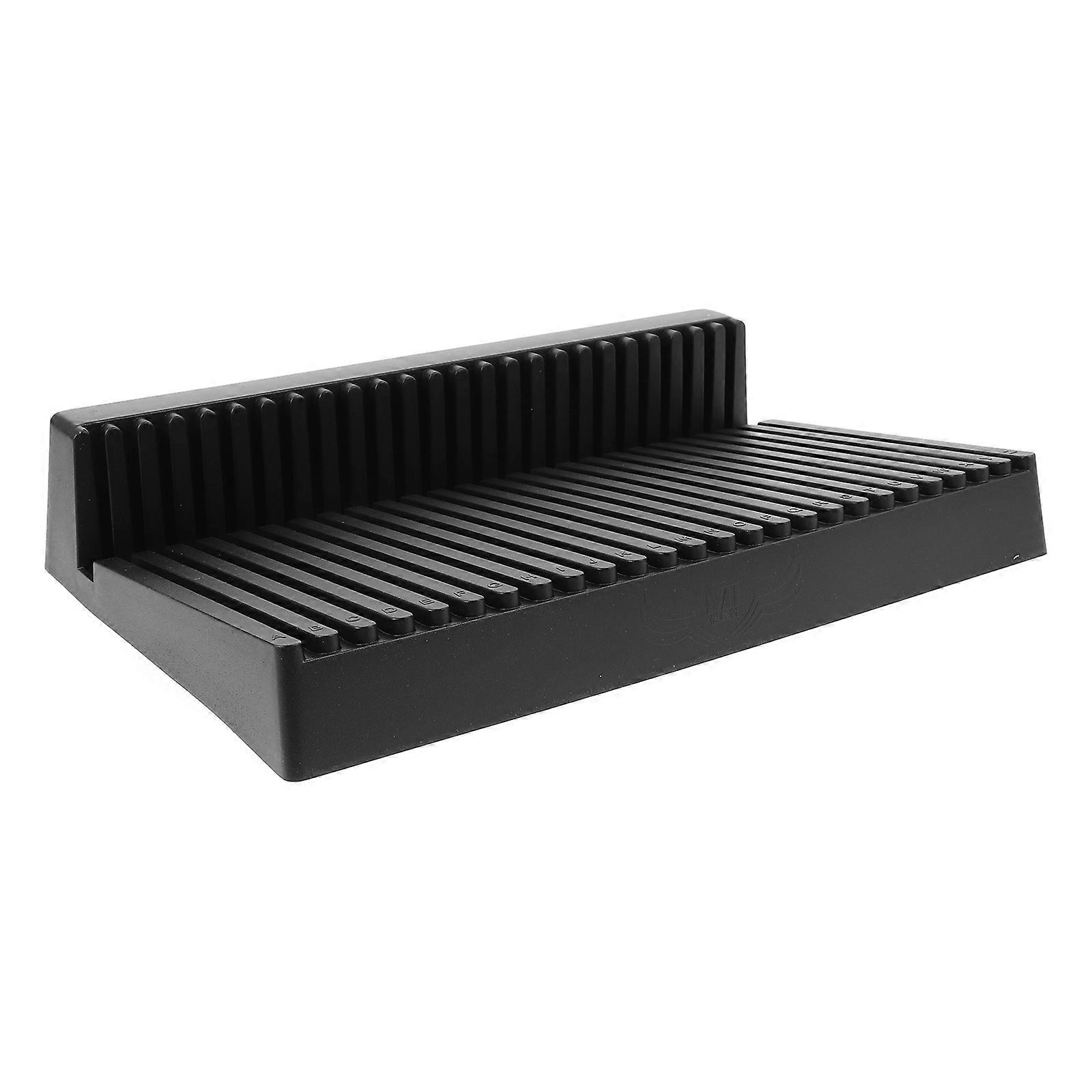 Plastic Model Stand for Figures and Tools Black Storage Rack Efficient Organization