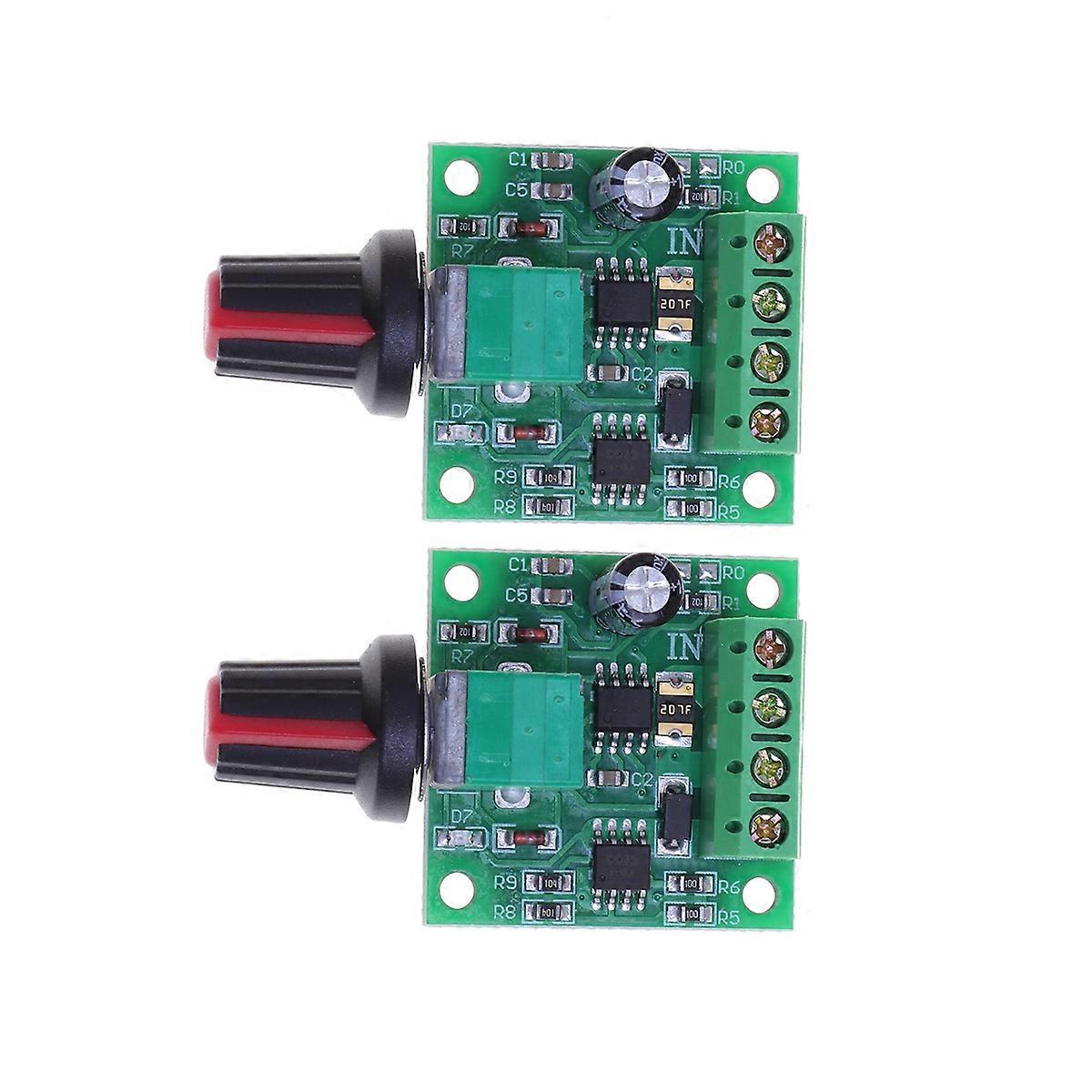 Adjustable Voltage Controller PWM Motor Controller 2A For Electrical Load 2Pcs