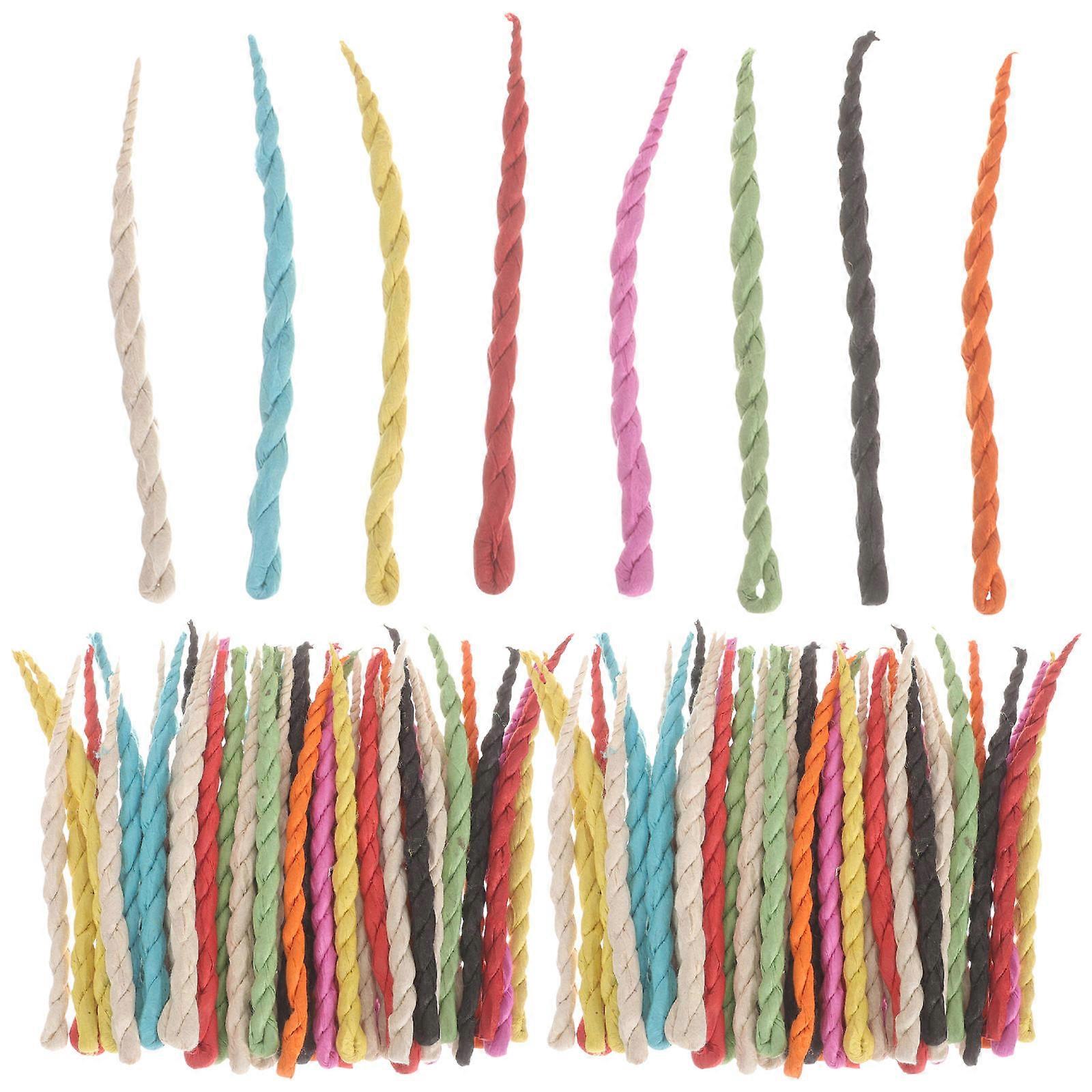 Fresh Air Rope Incense for Decor with Assorted Color Synthetic Material 1 Bag