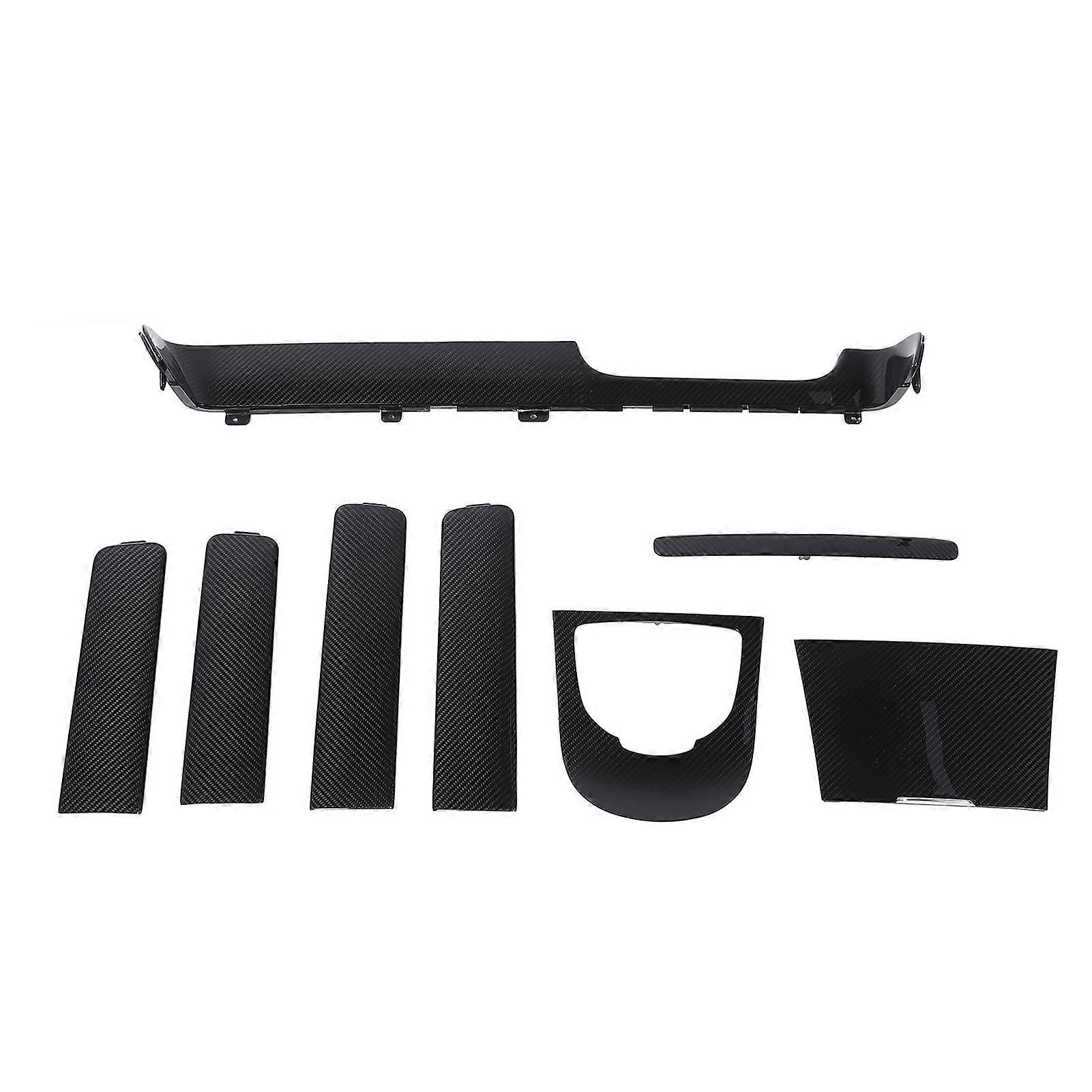 Dashboard cover for G-Class W643 W644 2019-2024 LHD - 8PCS carbon fiber trim