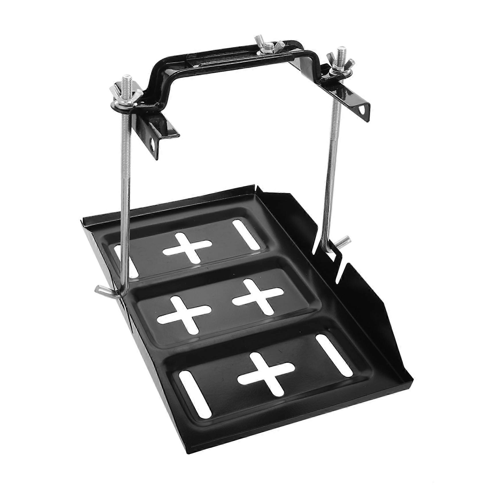 1Satz Metal Battery Holder Auto & Boat, Adjustable Mounting Kit, Stable Battery Storage, Rugged Design Vehicle Models