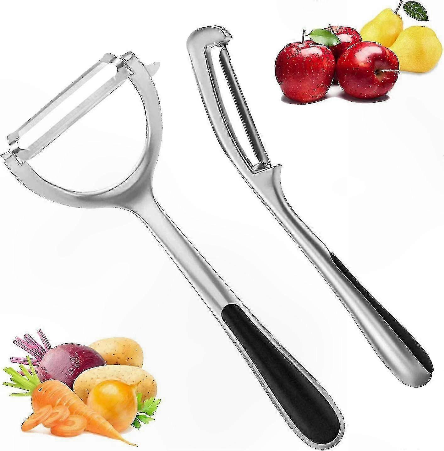 2-Pack Kitchen Peeler for Vegetables and Potatoes