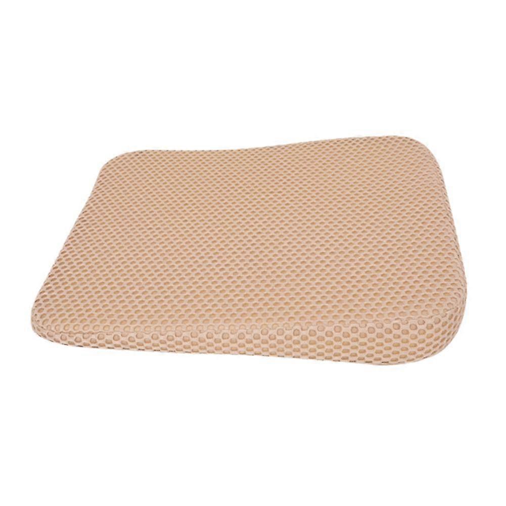 Car Heightening Cushion 8cm Thick High-Elastic Memory Foam Seat Cushion with Anti-Slip Bottom Breathable Mesh for Enhanced Driving Comfort