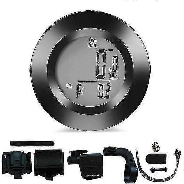 Wireless Digital Bike Computer with Luminous Speedometer for Cycling