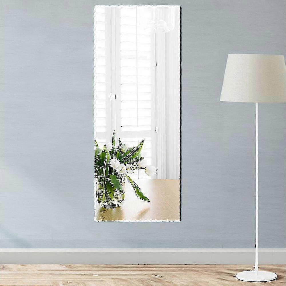 Stick-on mirror 40x122cm - lightweight self adhesive mirror for cabinets