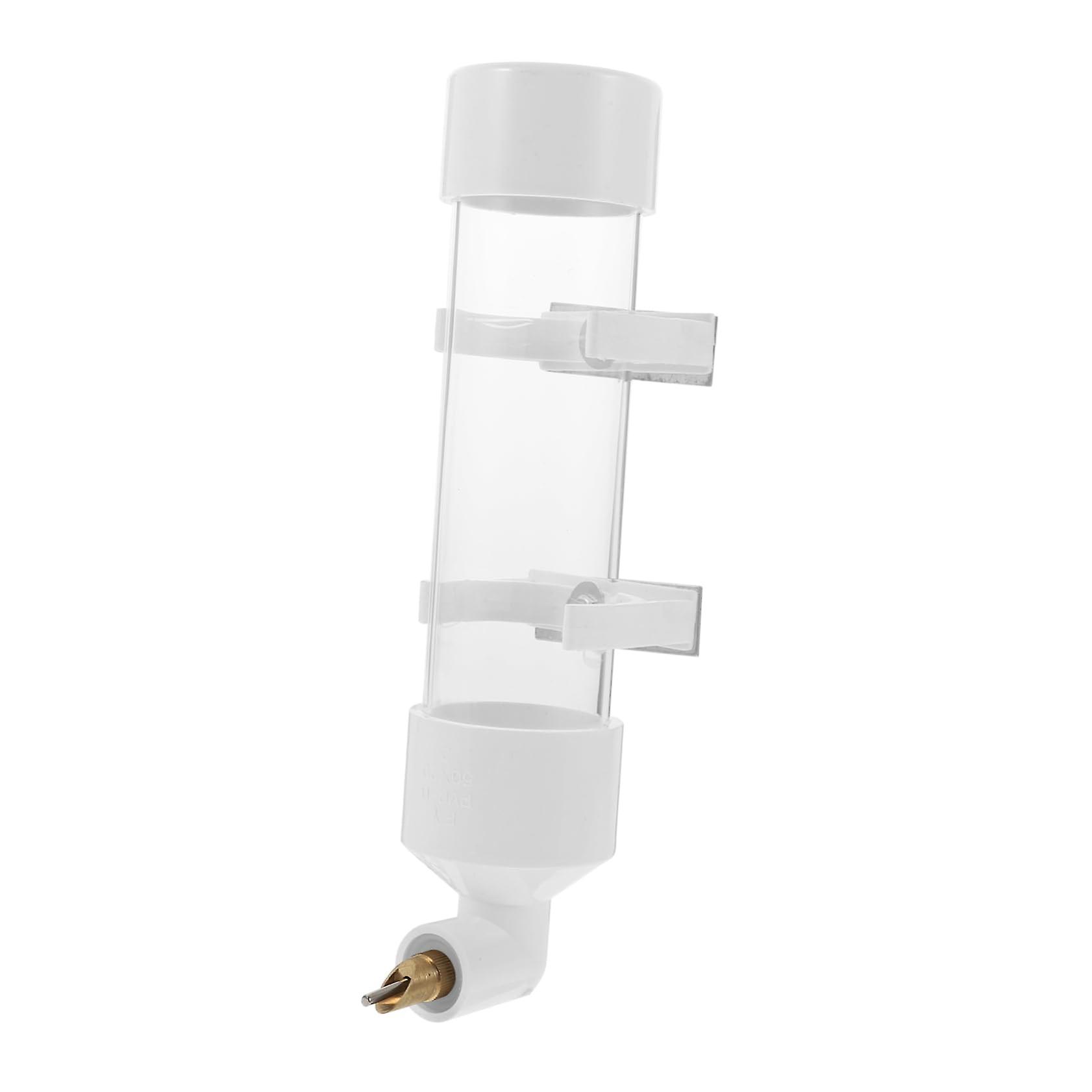 Automatic Bird Water Dispenser for Cages, Transparent Water Feeder Station for Parakeets, Canaries, and Cockatiels, Practical and Convenient Design