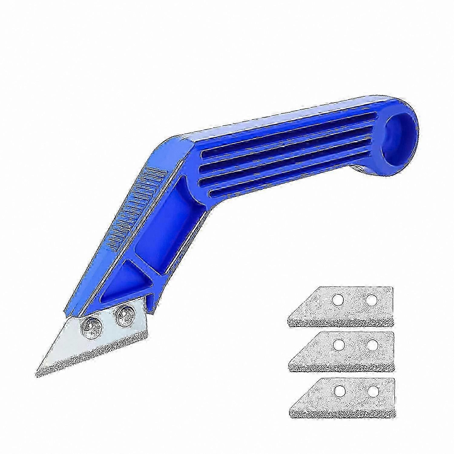 Tile Grout Cleaning Tool with 3 Replaceable Blades for Wall and Floor Maintenance
