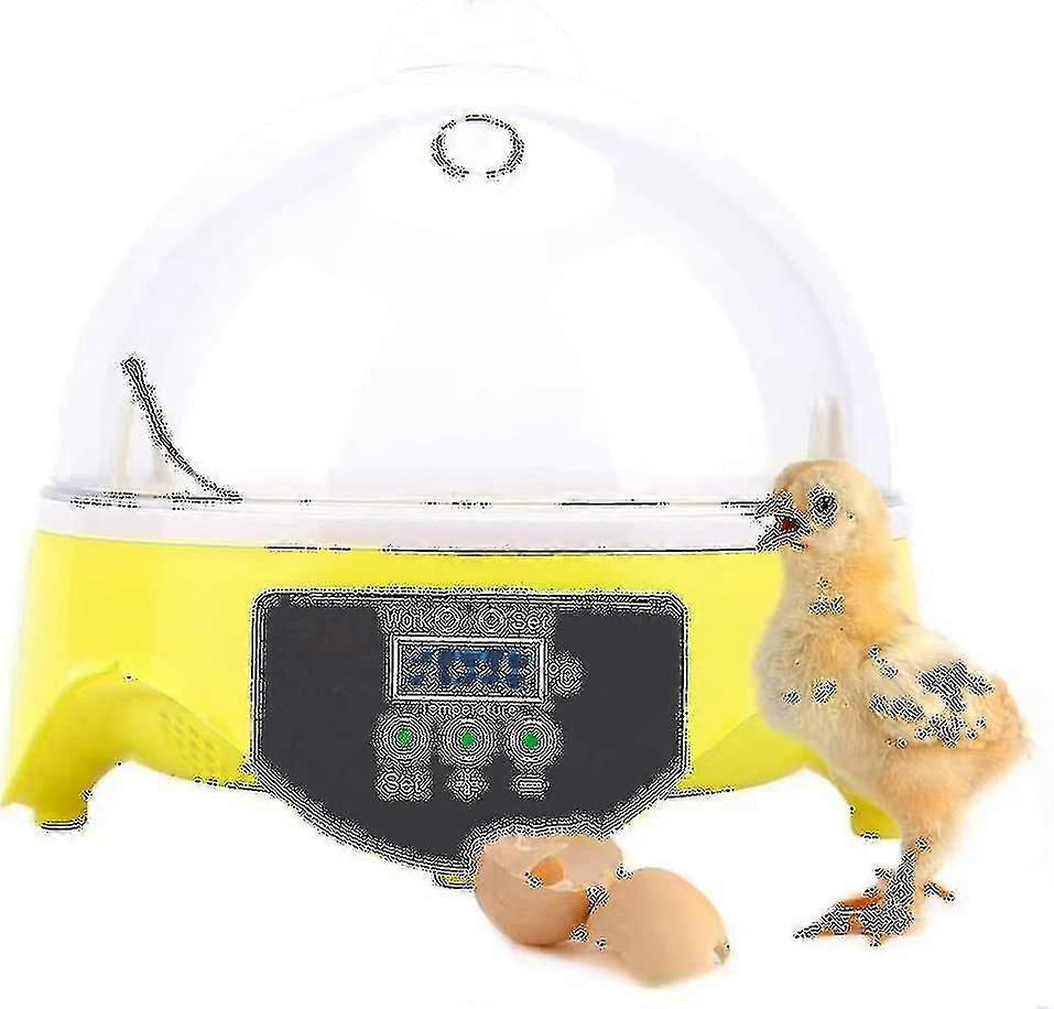 Automatic 7 Egg Incubator with Digital Control and Automatic Turning Mechanism