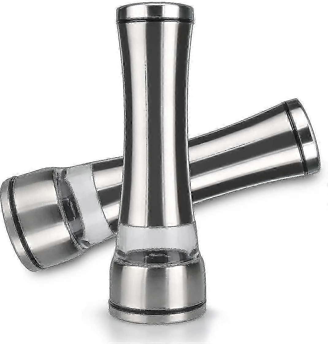 Pcs Salt And Pepper Mill Grinder Set Adjustable Grinder Ceramic Mechanism 304 Tw