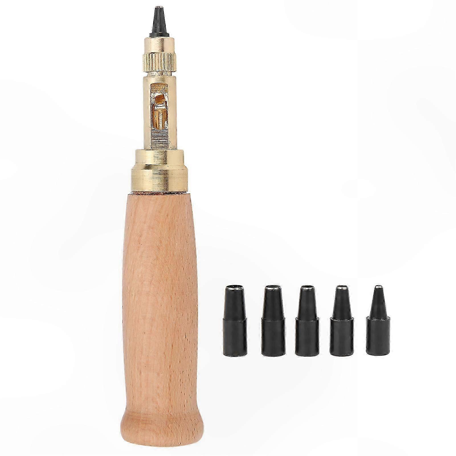 Leather Craft Hole Punch Set with Magnetic Feature for DIY Projects
