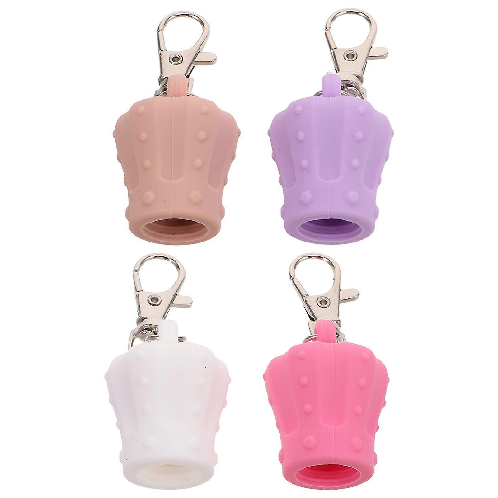 It sounds like you're referring to a product description for a **lip gloss holder keychain**. Here's a refined version of the product title and