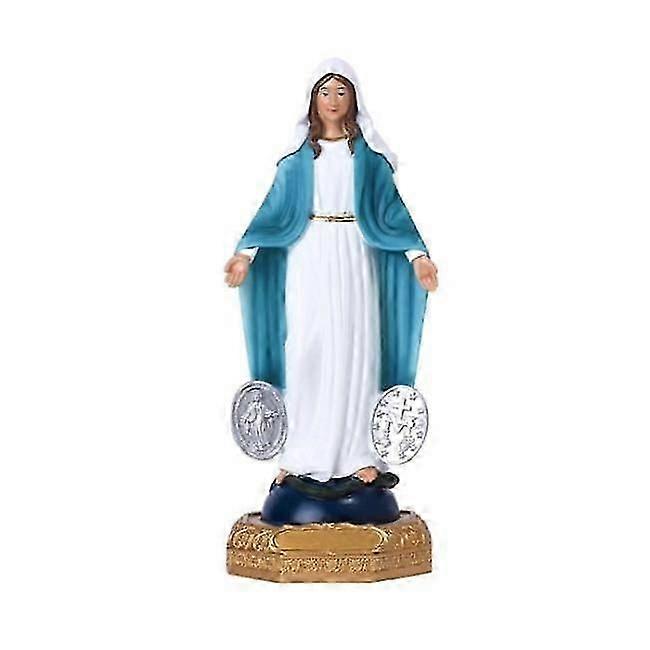 Figure of the Blessed Virgin Mary, delicate work with paint for home table decorations