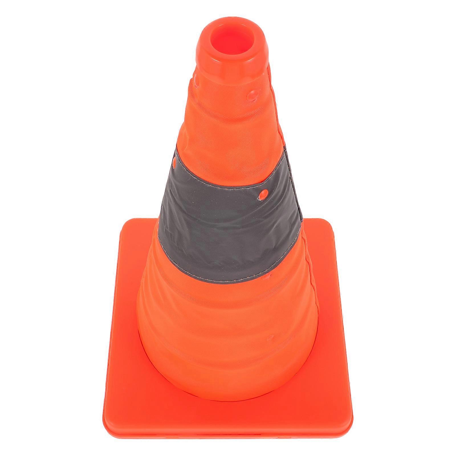 Collapsible Traffic Cones Road Construction Emergency Situations Outdoor Multi Material for Safety 1Set