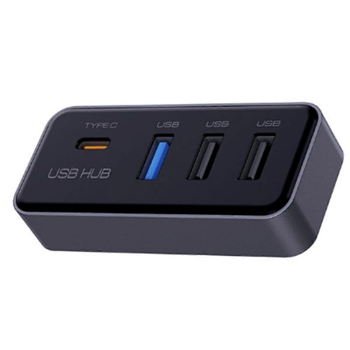 4-in-1 Multi Port Glove Box USB Hub Docking Station Expansion Dock for Model Y Car Accessories