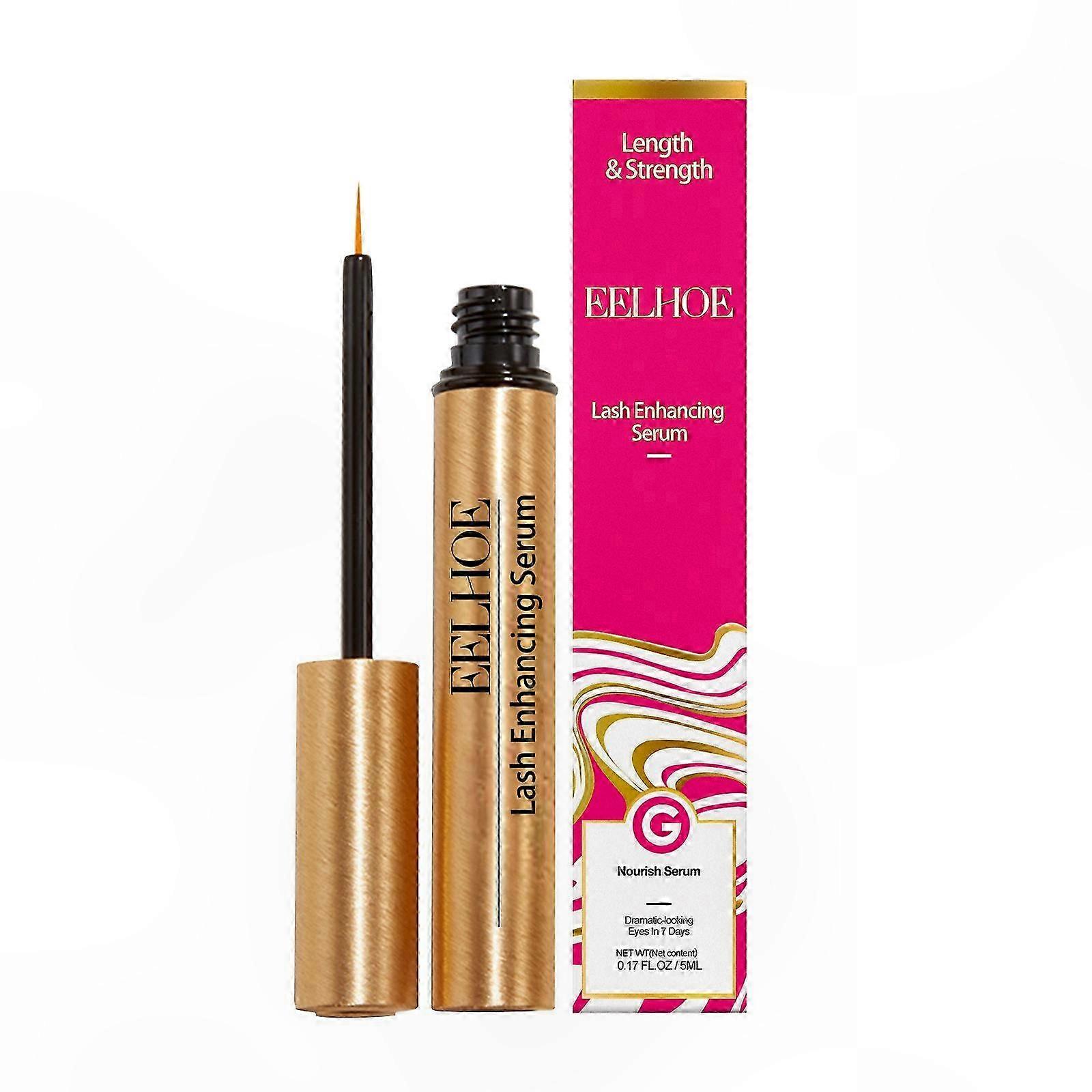 Lash Growth Enhancer Serum for Fuller, Thicker, and Longer Eyelashes with Natural Nourishment Solution