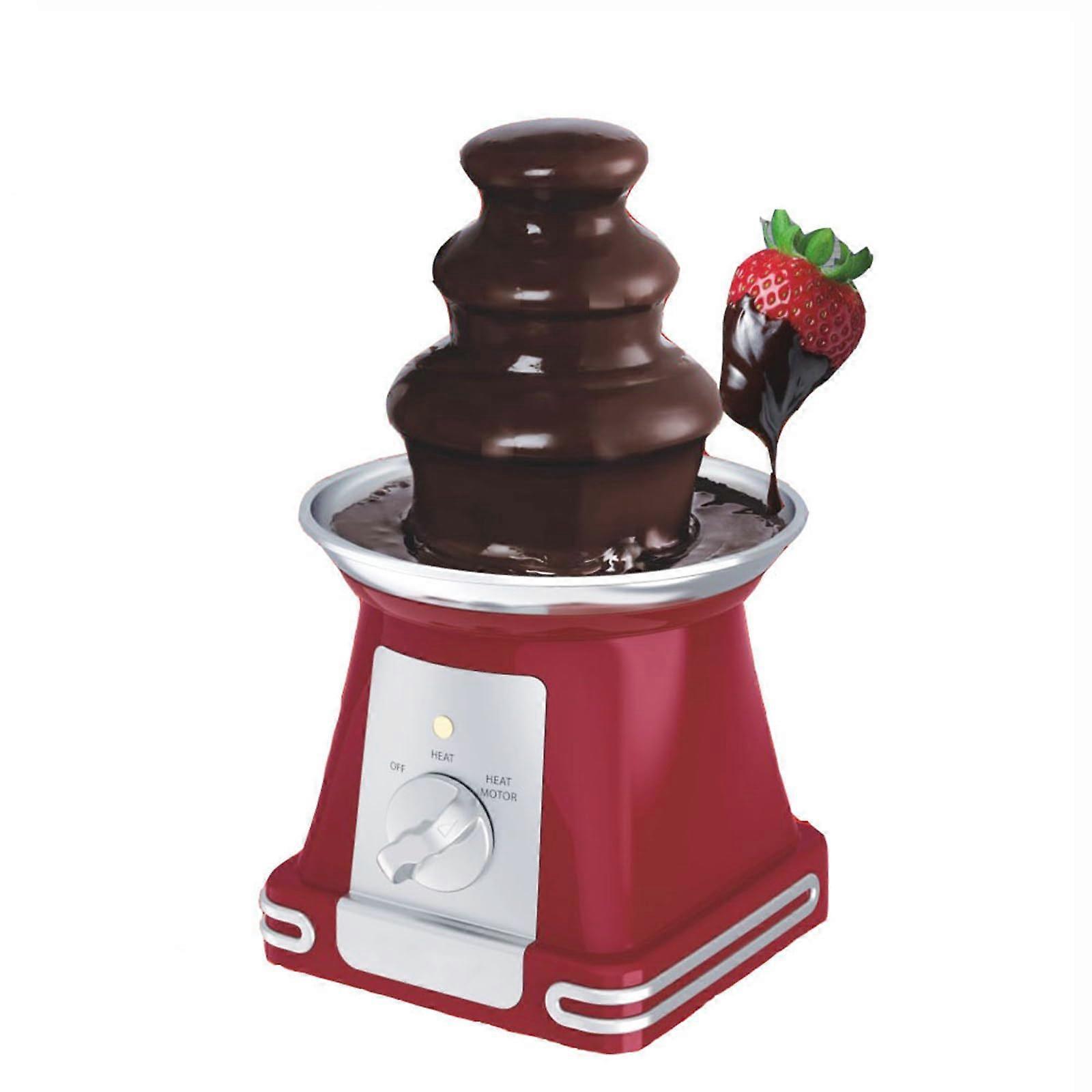 Chocolate Fountain Machine, 3Tier Electric Fondue Tower, Easy to Clean, Ideal for Family Gatherings and Parties