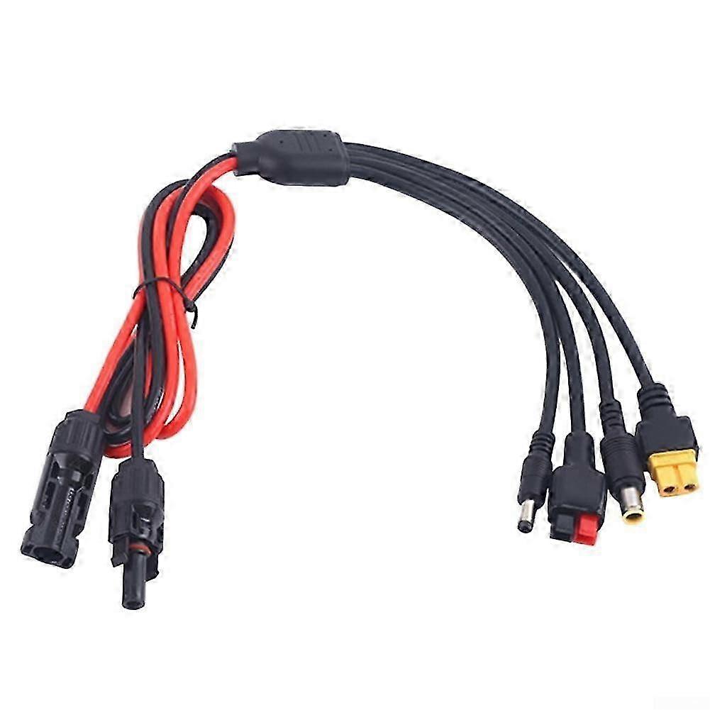 Energetic Solutions 4in1 Solar Connection Kit Compatible with DC5521 and More Power Plants Edition 0827