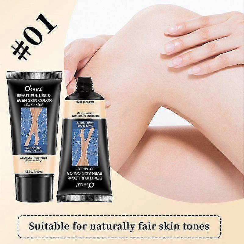 Leg Makeup Waterproof, Fade the Skin Color of Legs, Effectively Cover the Scars of Legs and Body, Long-Term Body Foundation Makeup