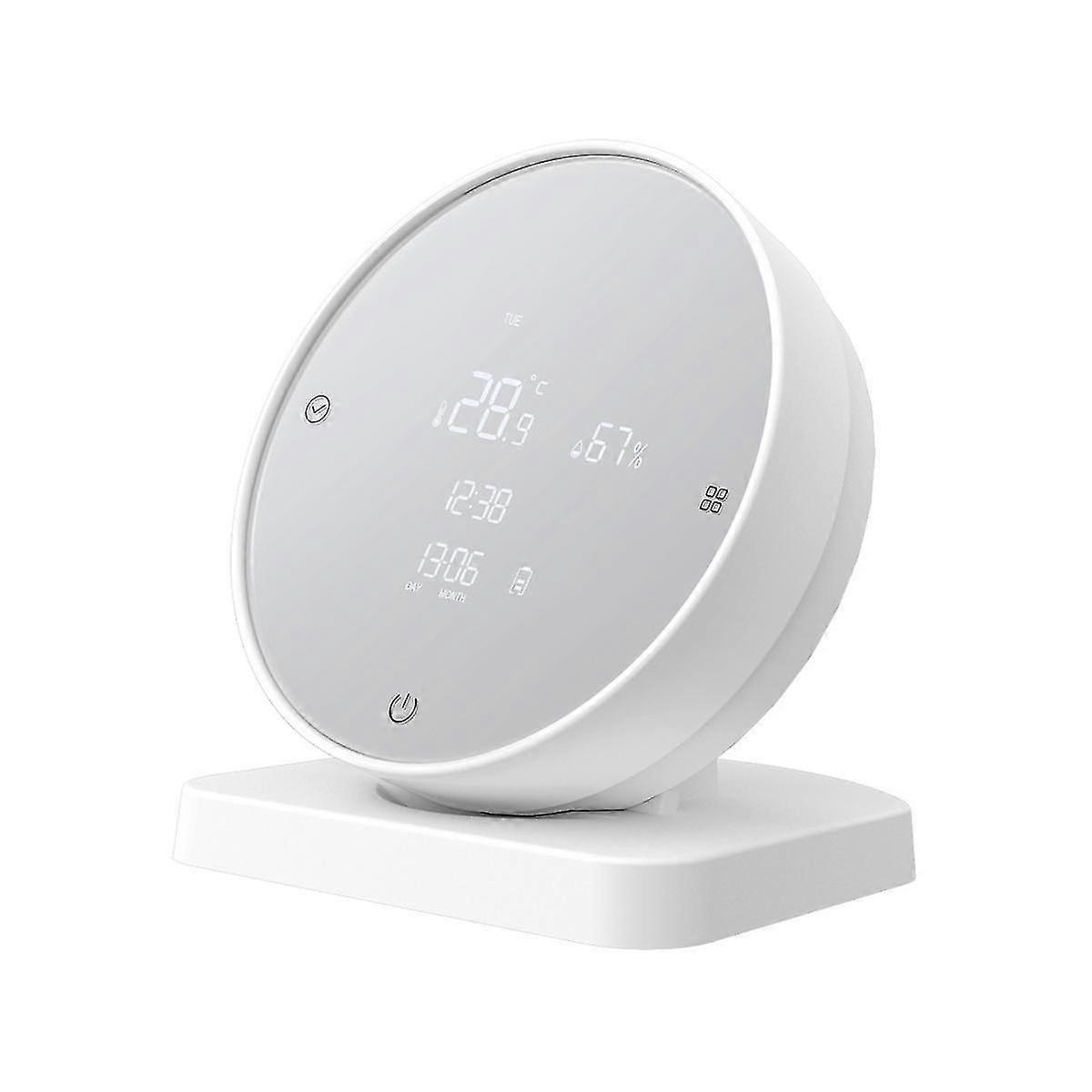 WiFi temperature and humidity sensor, Tuya smart hygrometer thermometer with LCD display APP/voice control