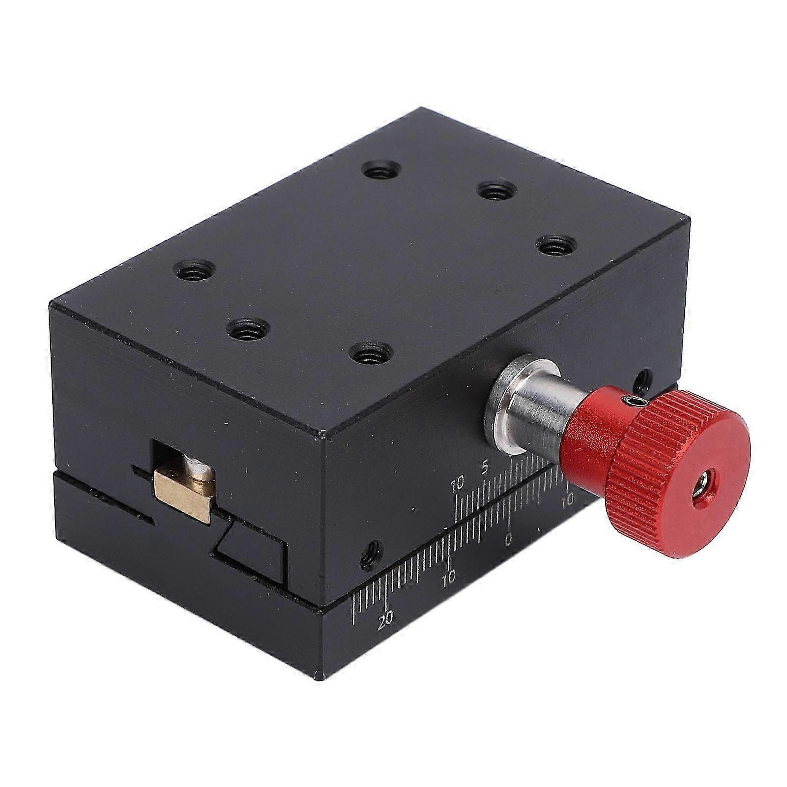 X Axes Displacement Platform 40mm Stroke Gears Manual Dovetail Groove Sliding Platform 2025