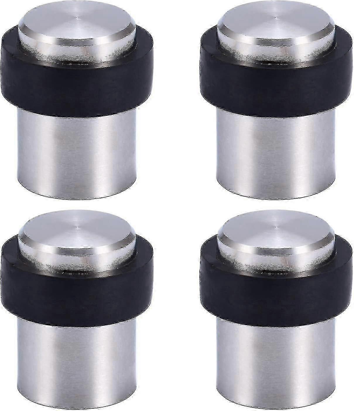 Dørstopper i gulv 4,5 cm dørstopper i rustfritt stål (pakke med 4) - ANYOU