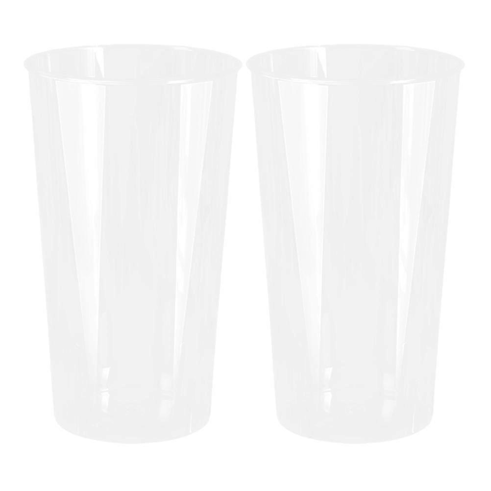 Transparent Flower Bucket for Storage Use 2Pcs Waking Flower Buckets for Flowers