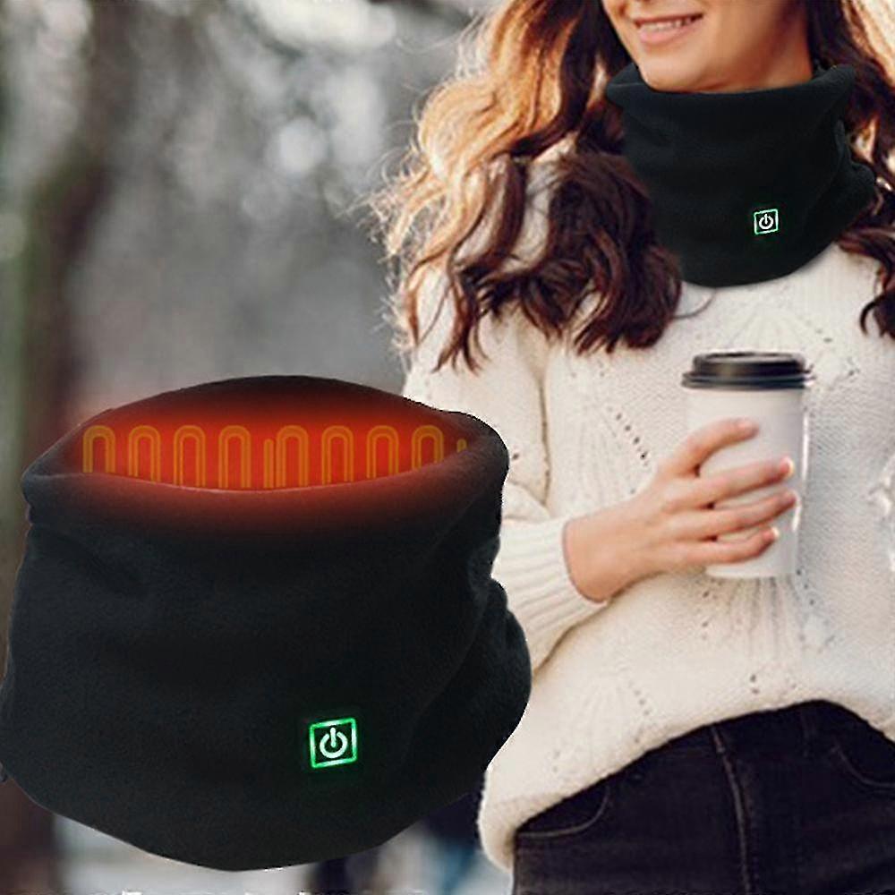 2025 Electric Usb Heating Snood Scarf With 3 Speed Temperature Adjustment