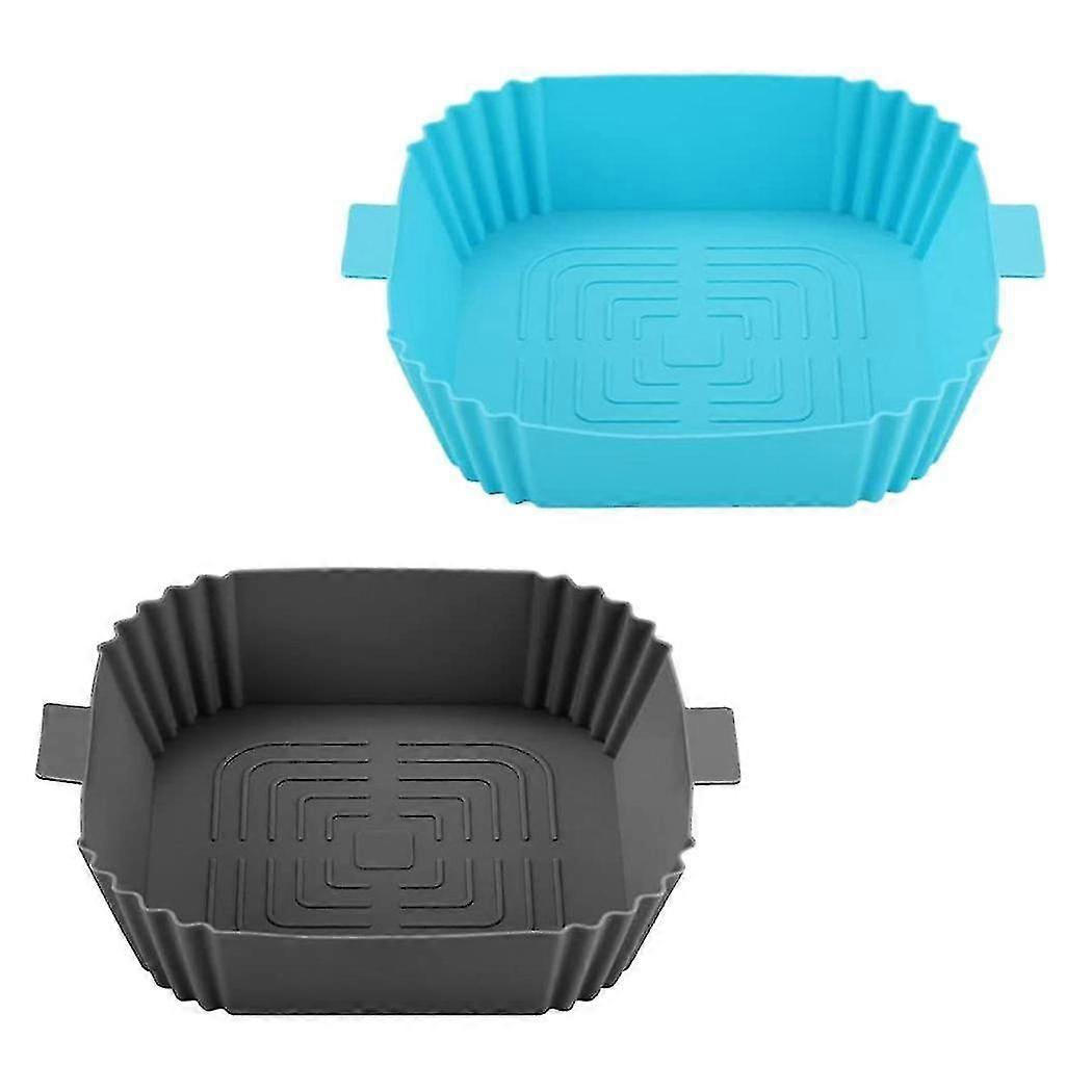 Reusable Silicone Liners 7.8inch Blue & Gray Accessory Replacement