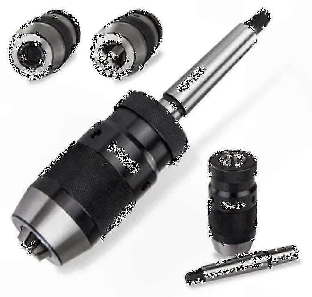 1-16mm Quick-Tension Drill Chuck with Cones for Precision Boring Operations