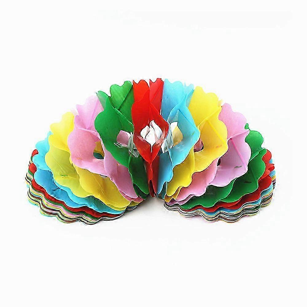 Colorful Magic Pull Flower Garland for Stage Magic Tricks Props