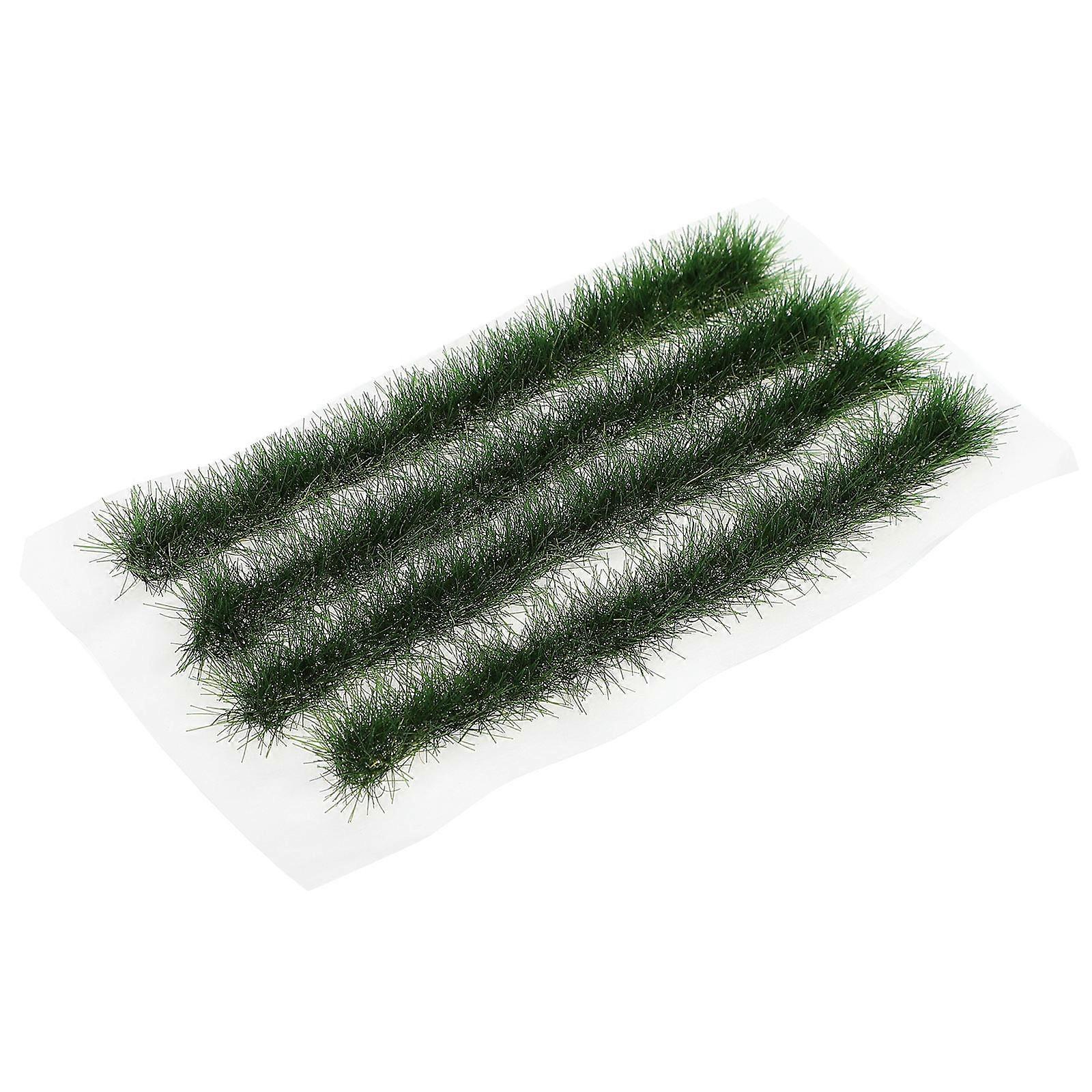Simulation Lawn Green Plastic Grass Strip for DIY Sand Table 1 Box