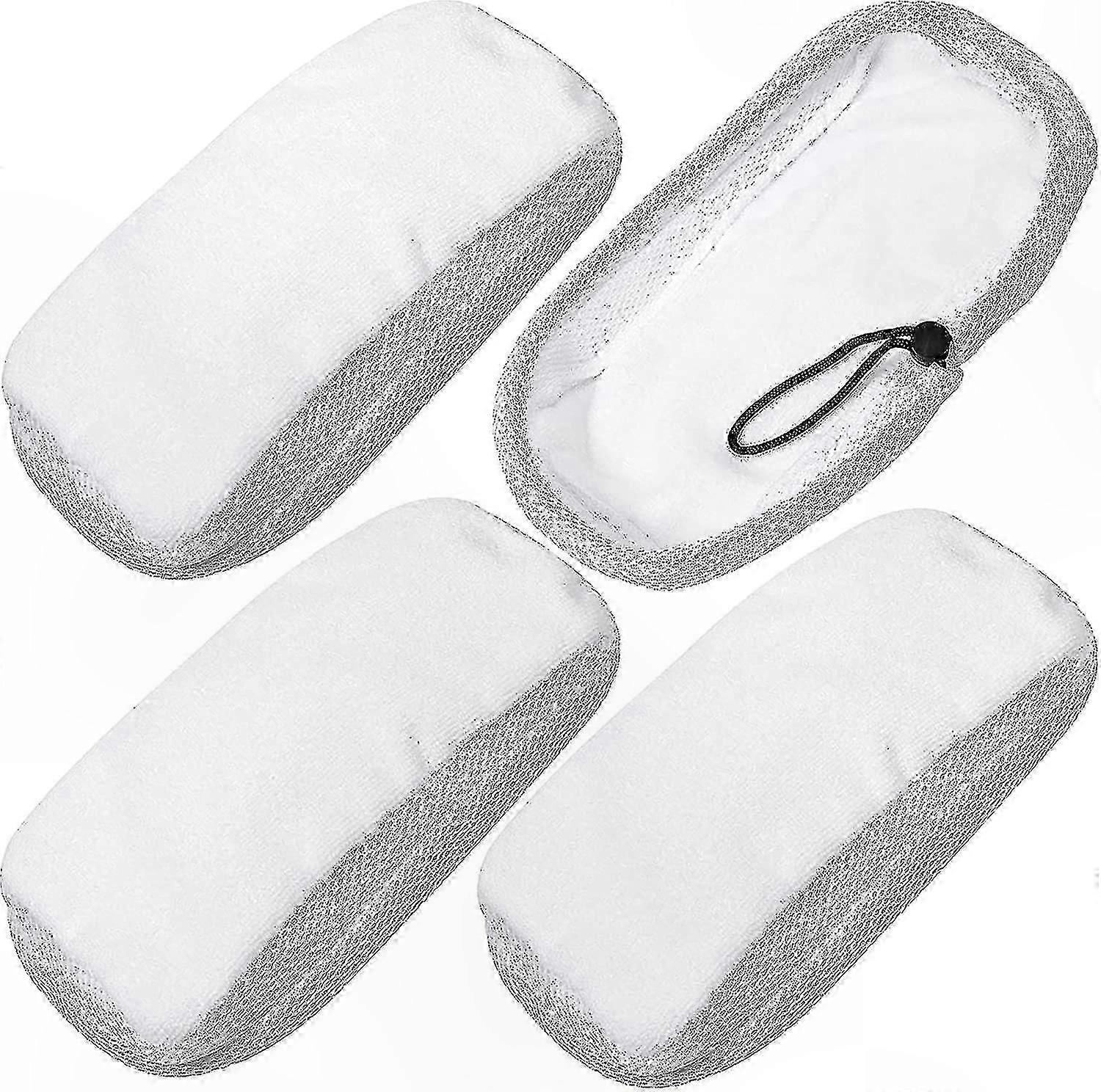Microfiber Cleaning Pads for Hard Floors, Compatible with 9-in-1 Steam Mops (Pack of 4)