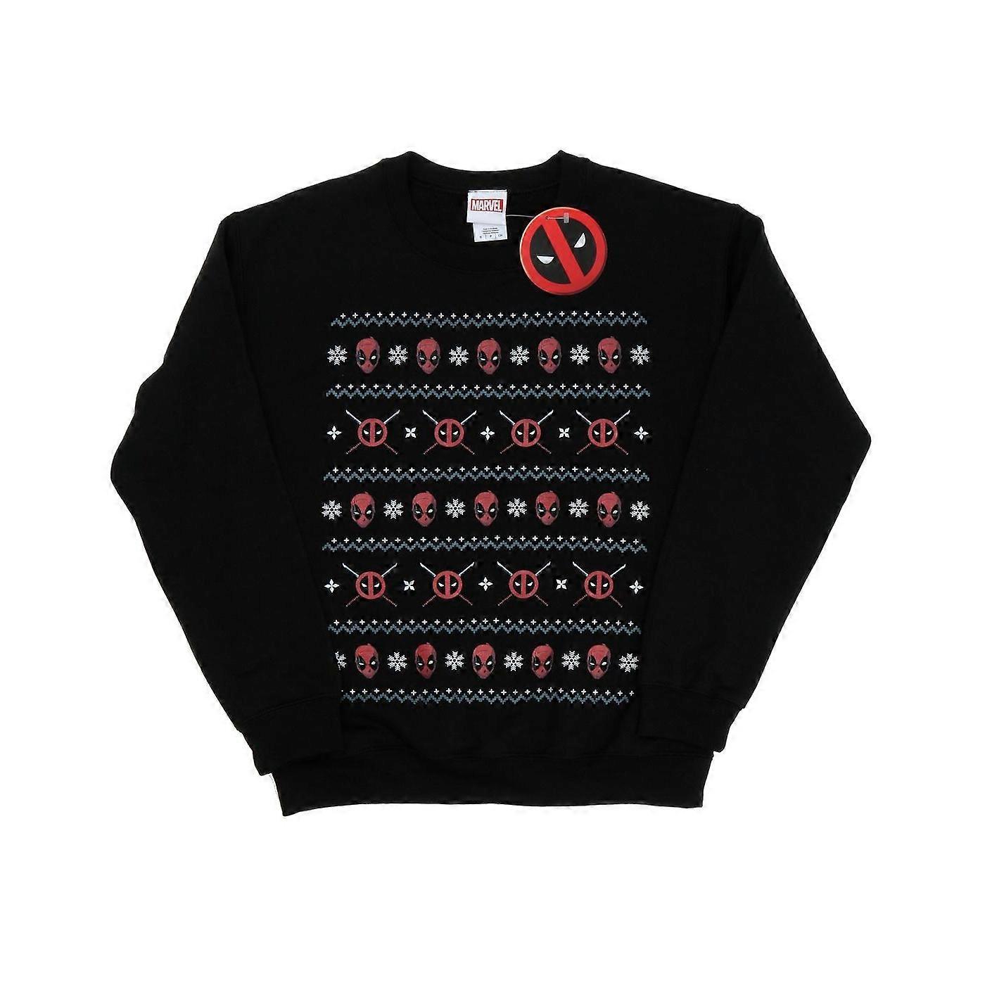 Marvel Dames/Dames Deadpool Kerst Sweatshirt