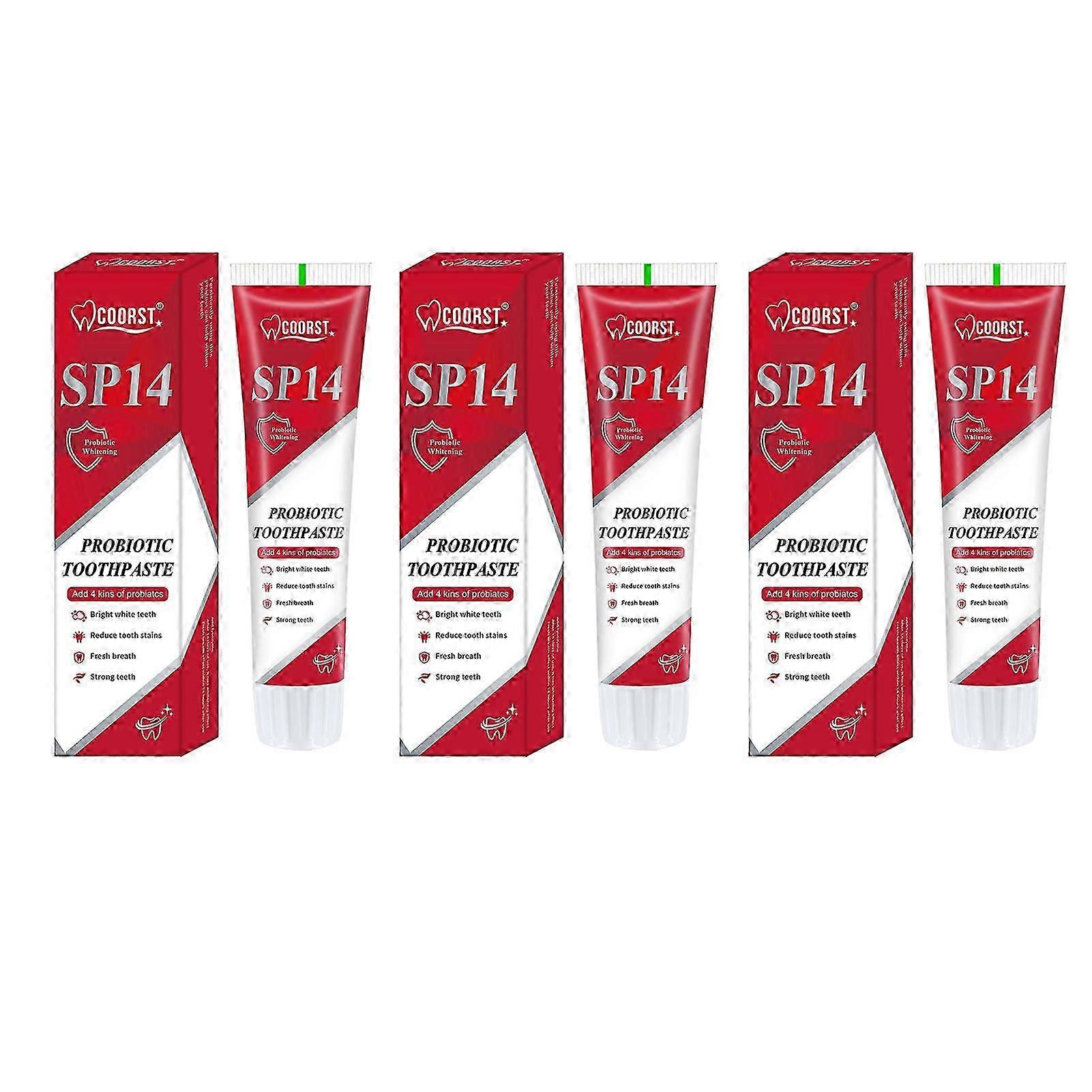 SP-14 Probiotics Toothpaste for Whitening and Bad Odor Removal - Advanced Formula for Daily Teeth Care