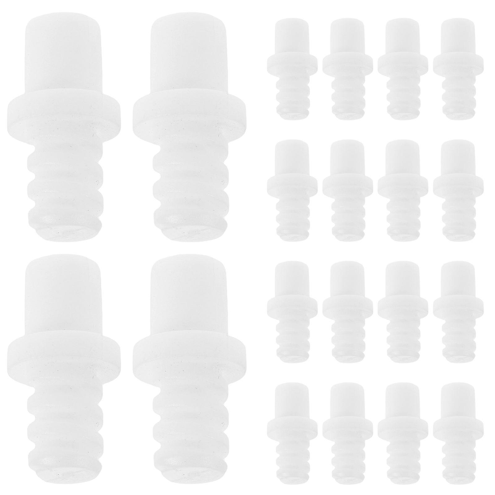 20pcs Universal Toilet Brush Handle Connector Replacement Part For Pole Adapter And Head Fixing Durable Plastic Joint Accessory