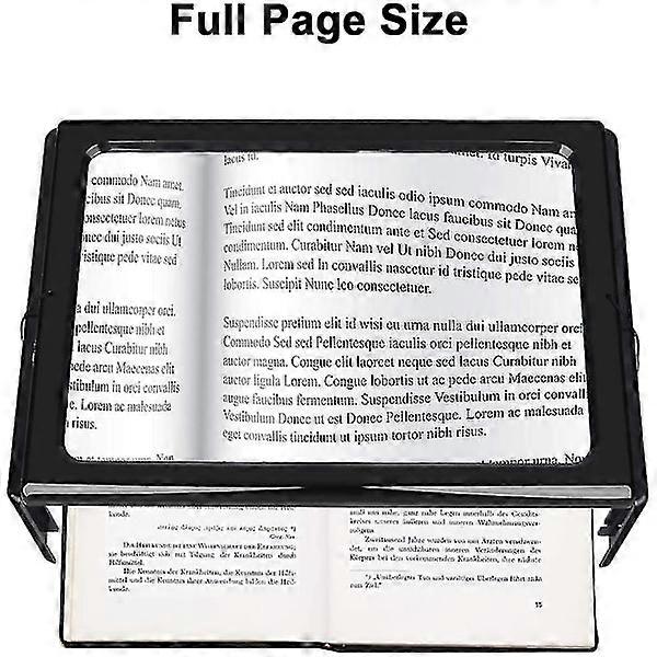 3x Magnification Reading Magnifier with Light