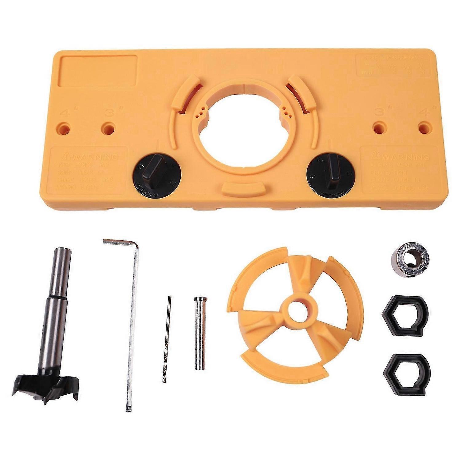 35MM Cup Style Hinge Boring Jig Drill Guide Set For