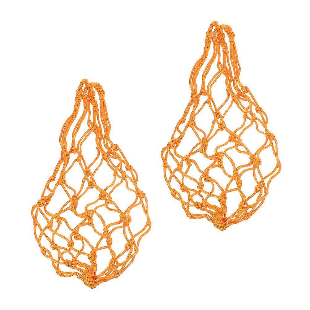 Chicken Vegetable Net Bag for Pet Feeding 2Pcs with Durable Rope Material