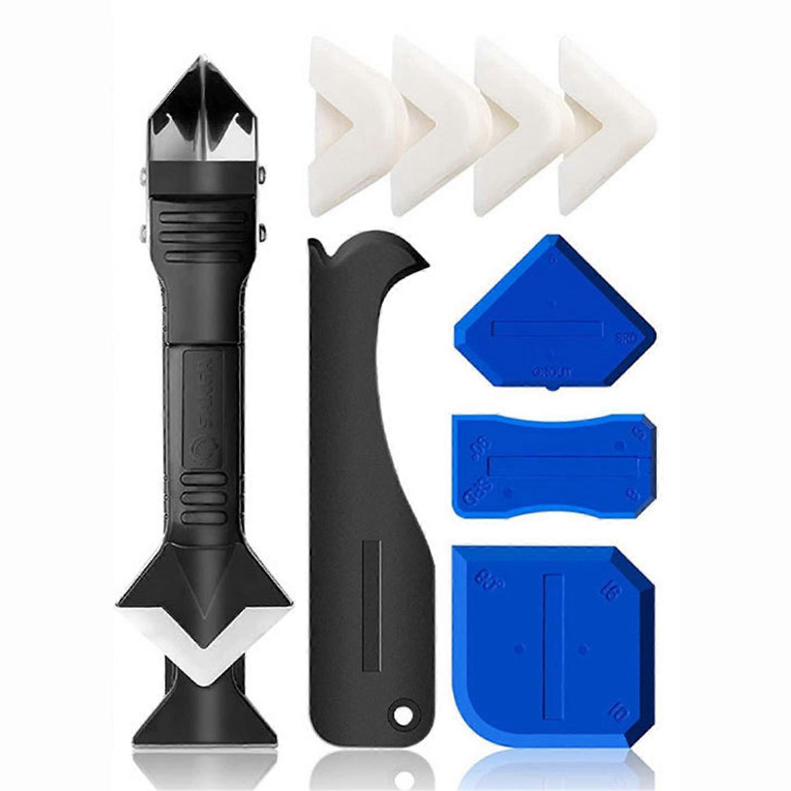 9PCS Caulking Tools Silicone Caulking Finishing Tool Kit for Window door frame caulking