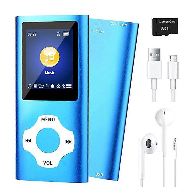 MP3 Music Player with Bluetooth 5.0,Portable HiFi Music Player /Video/Photo Viewer/E-Book Player for
