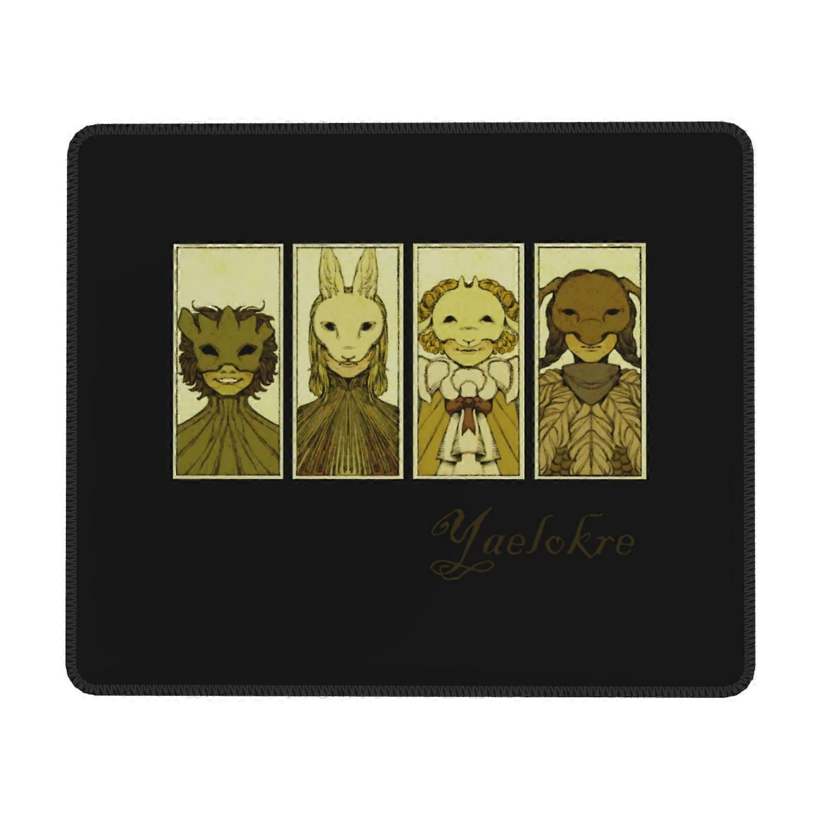 Yaelokre Rubber Lock Edge Mauspad, Büro Schreibtischpad, Schreibblock, Multi Code Game Pad Mauspads für Computer Laptop Maus Mauspad